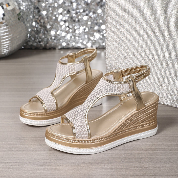 Thalia™ Orthopädische Sandalen mit Keilabsatz Modeberg Bern