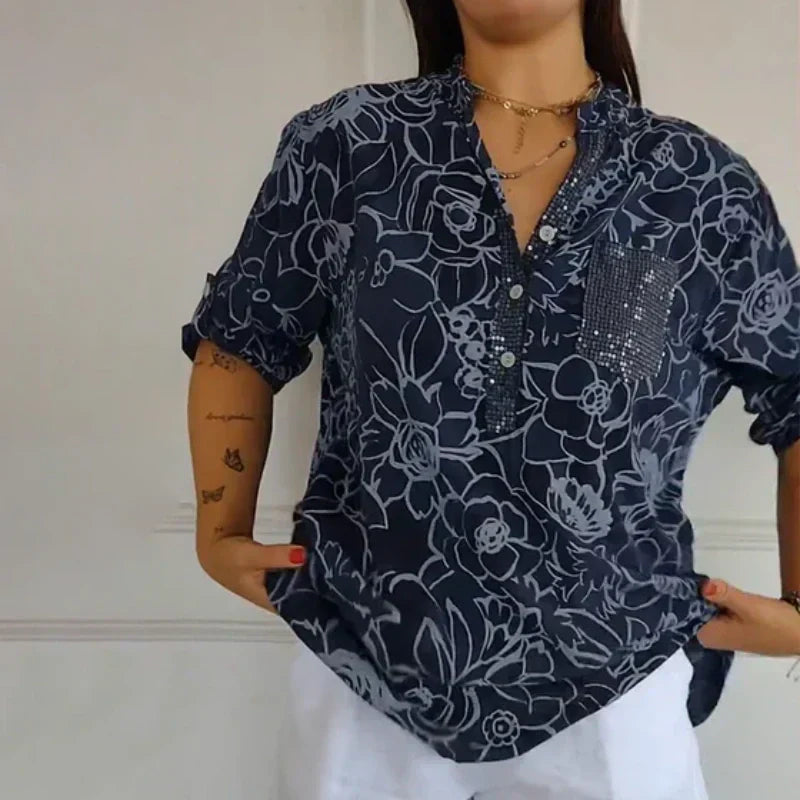 Tirena™ Stilvolle Bluse Modeberg Bern