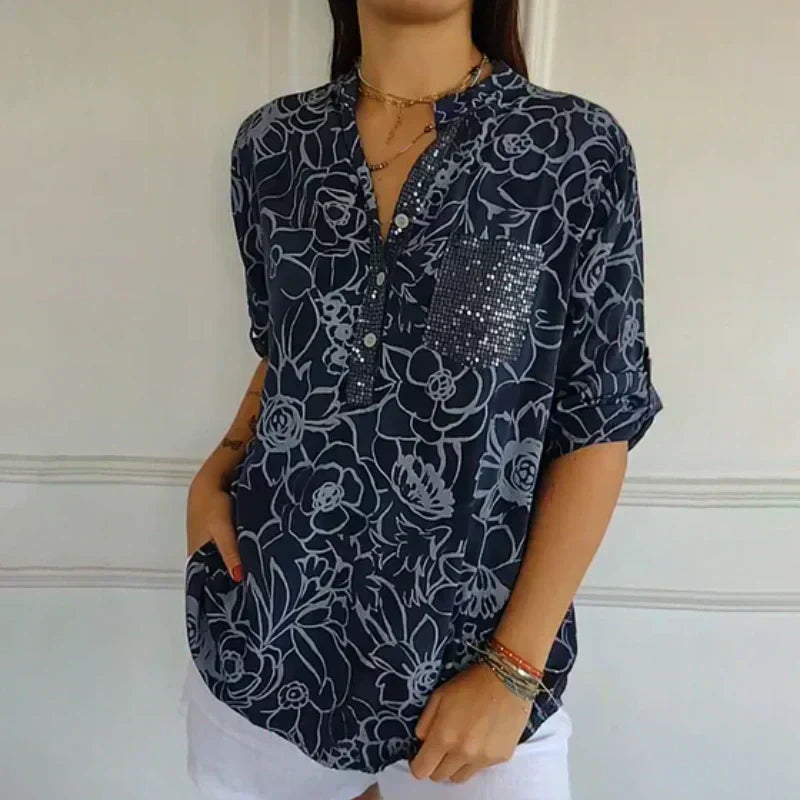 Tirena™ Stilvolle Bluse Modeberg Bern