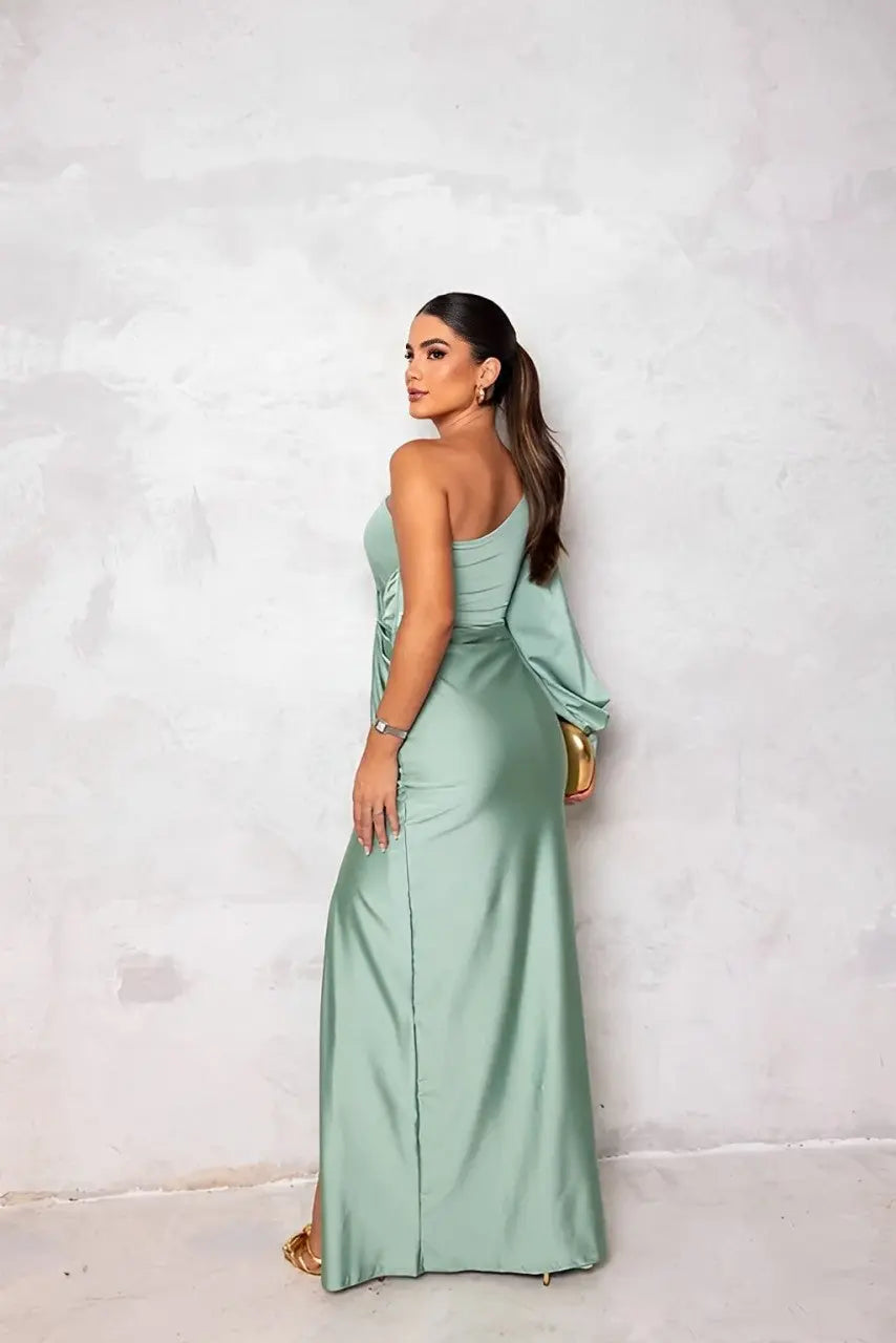 Vianey™ Satin-Abendkleid mit One-Shoulder Modeberg Bern