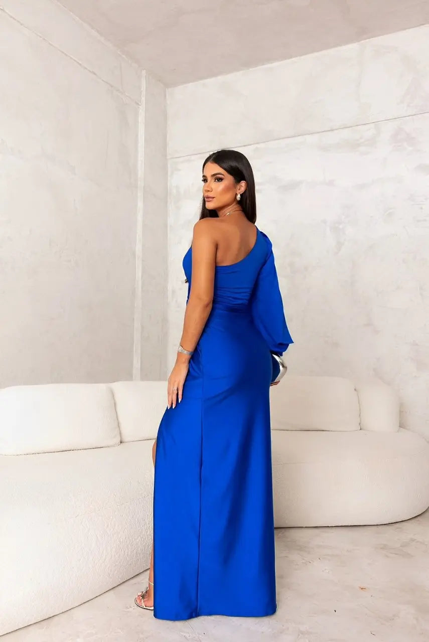 Vianey™ Satin-Abendkleid mit One-Shoulder Modeberg Bern