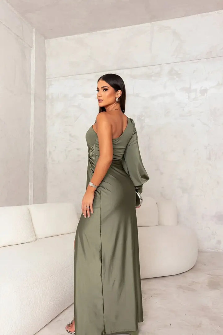 Vianey™ Satin-Abendkleid mit One-Shoulder Modeberg Bern