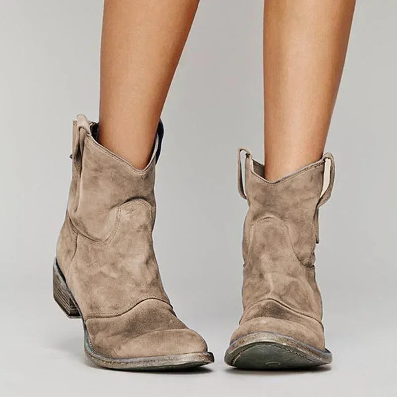 Ines™ Vintage-Stiefeletten aus Leder Modeberg Bern