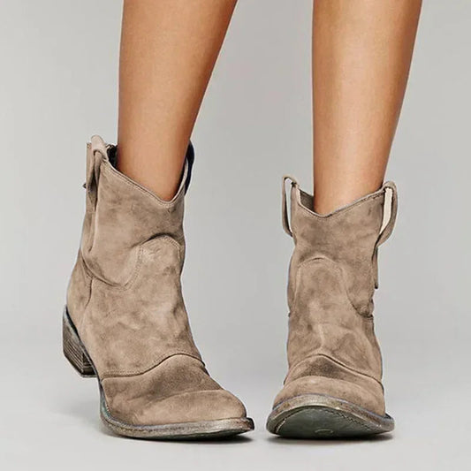 Ines™ Vintage-Stiefeletten aus Leder Modeberg Bern