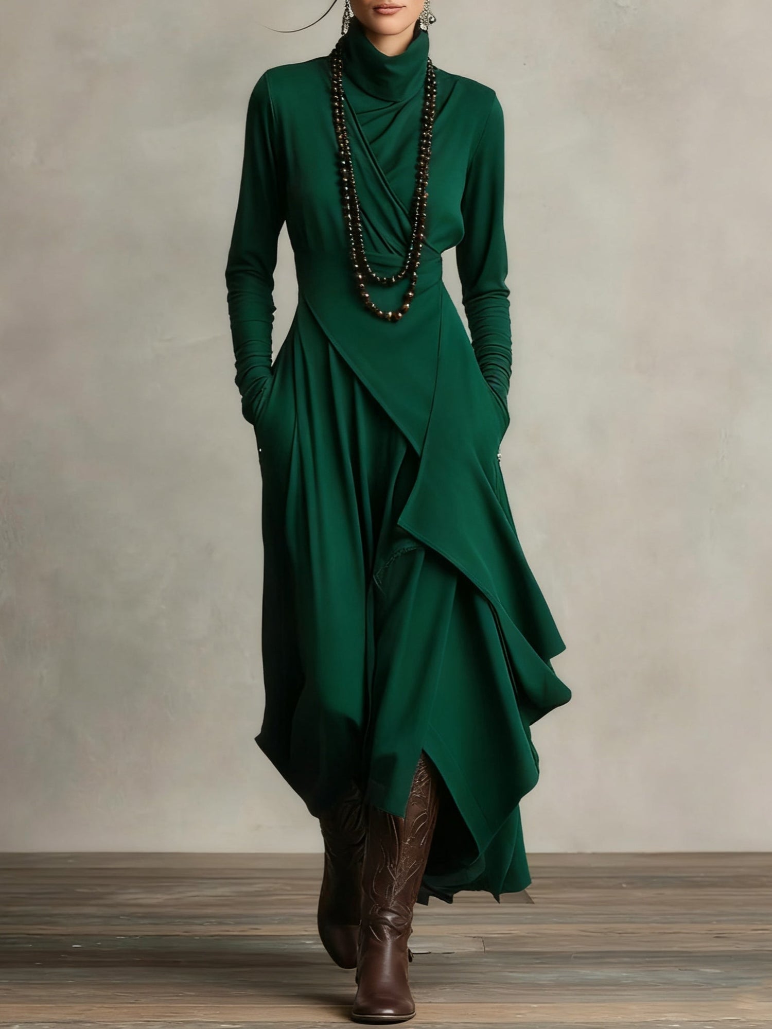 Dravelle™ Drapierter Maxikleid Modeberg Bern