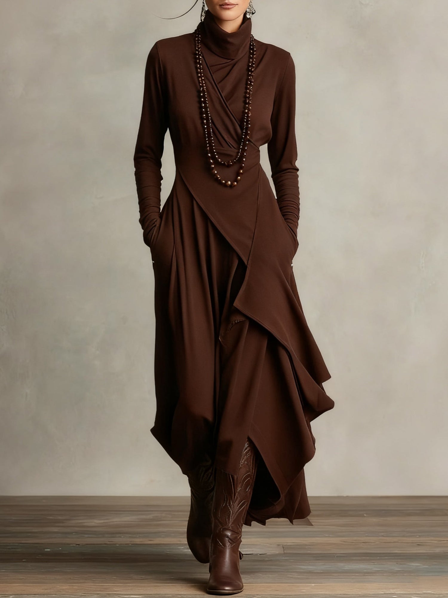 Dravelle™ Drapierter Maxikleid Modeberg Bern