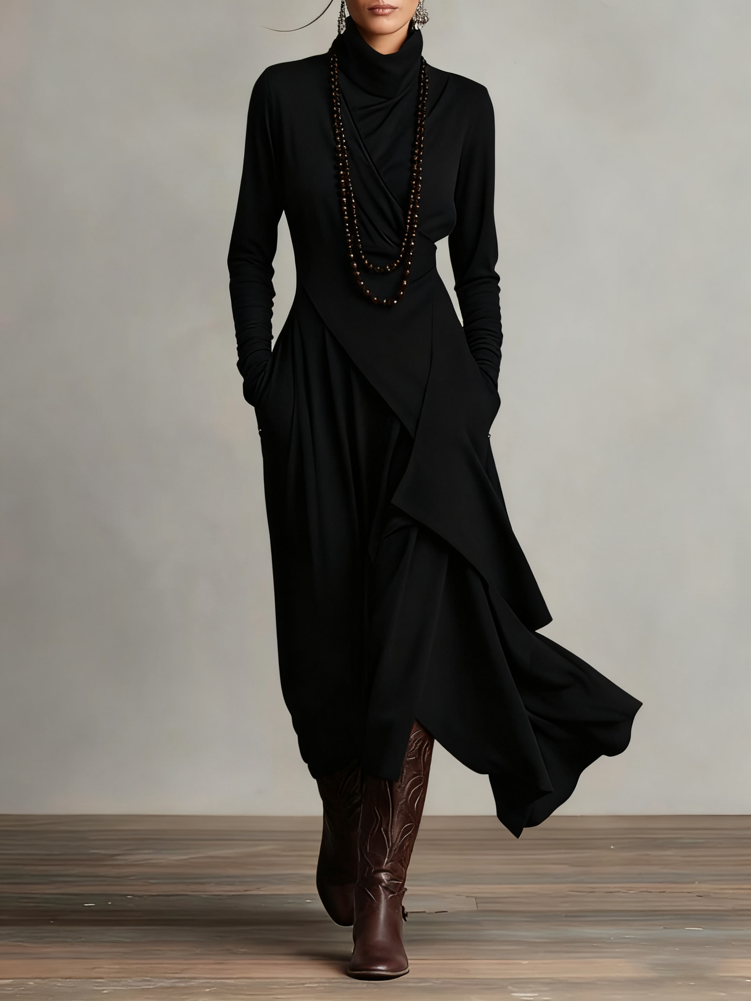 Dravelle™ Drapierter Maxikleid Modeberg Bern