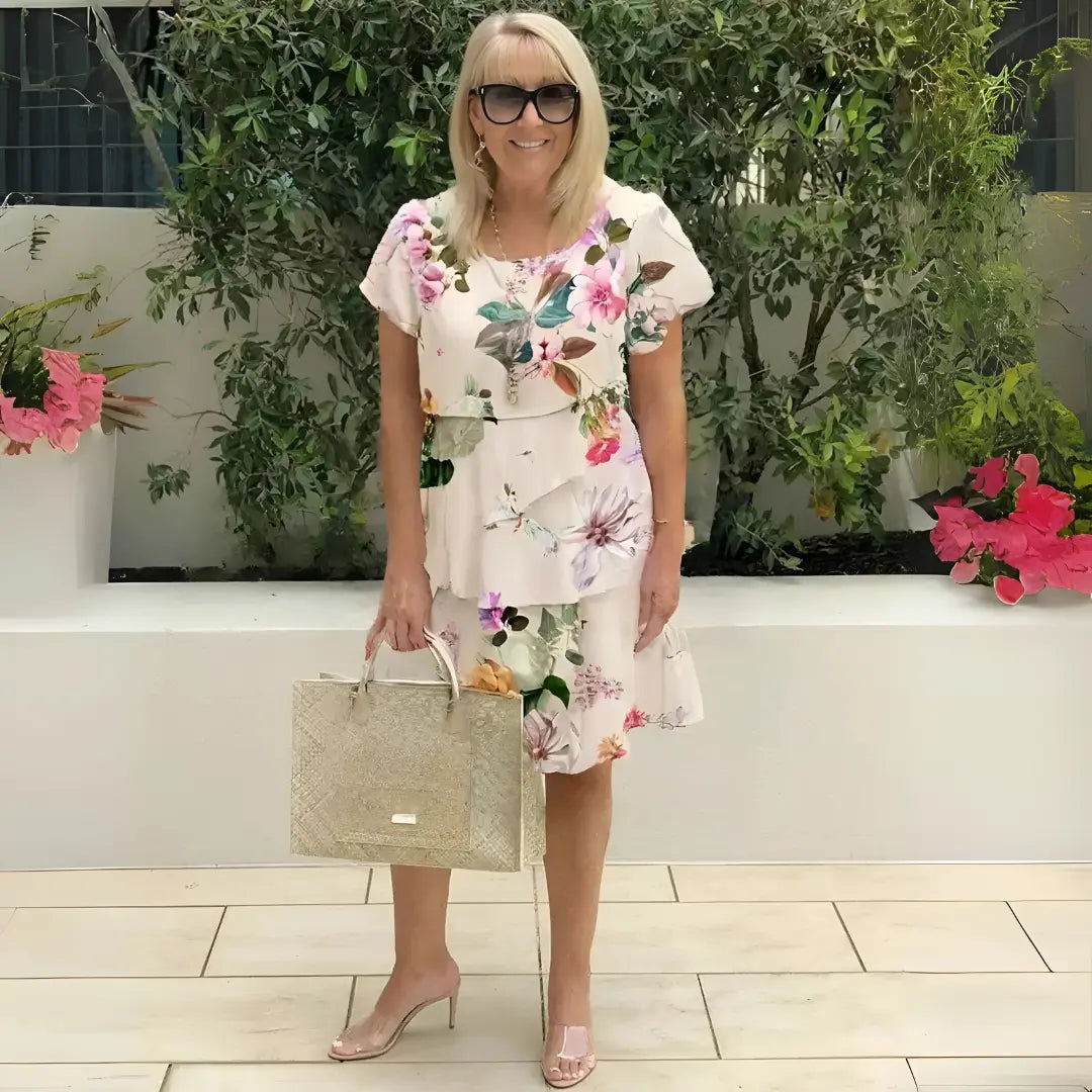 Ylva™ Fließendes Sommerkleid mit Blumenmuster Modeberg Bern