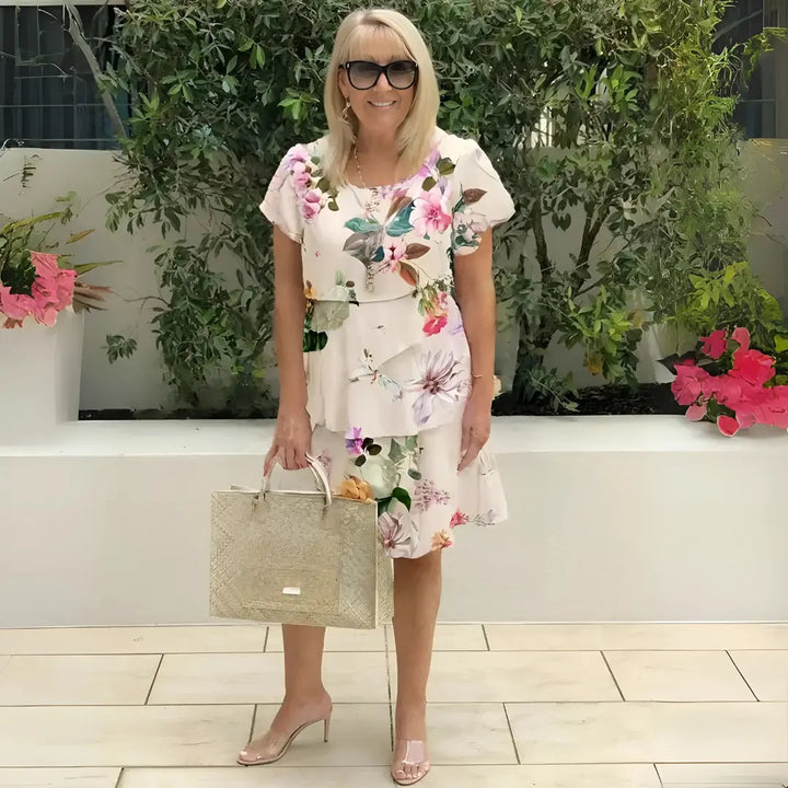 Ylva™ Fließendes Sommerkleid mit Blumenmuster Modeberg Bern