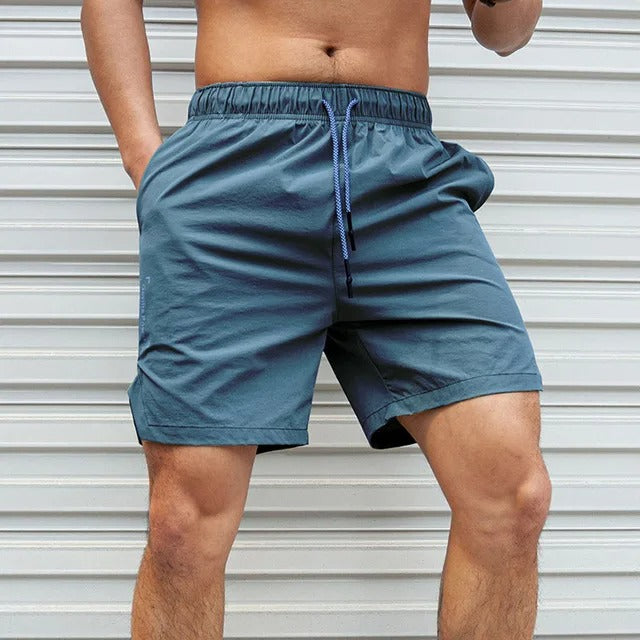 Drune | Atmungsaktive, Einfarbige Badeshorts für Männer mit Kordel Modeberg Bern