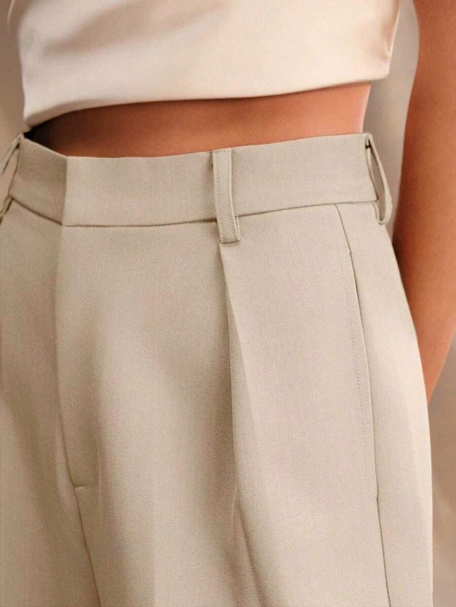 High Waist Wide Leg Tailored Trousers Modeberg Bern
