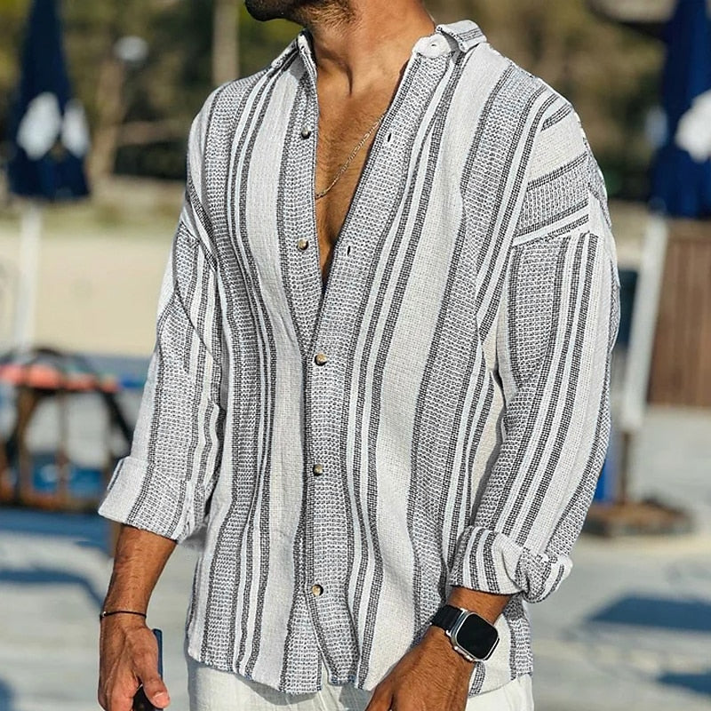 Oliver - Herren Leinenhemd mit sommerlicher Leichtigkeit Modeberg Bern