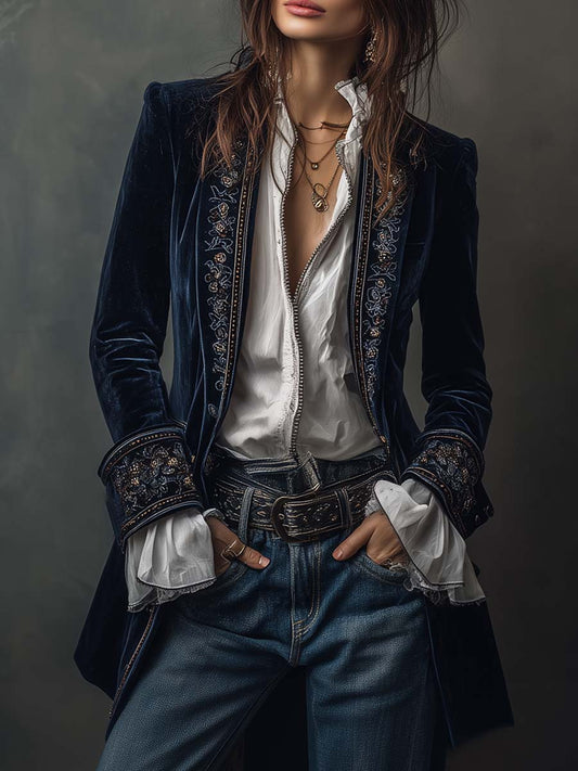 Fedrix™ Langer Vintage Mantel Modeberg Bern