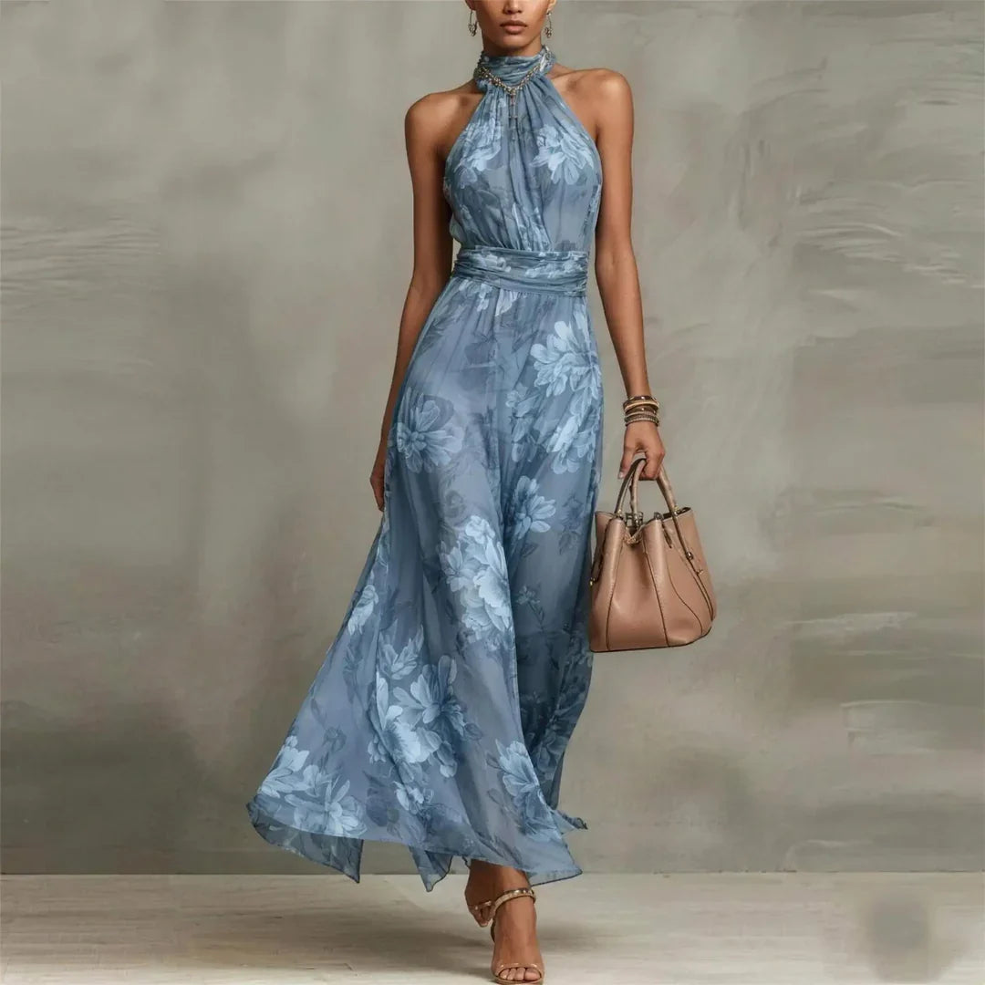 Floral Flattering Wedding Guest Maxi Dress Modeberg Bern