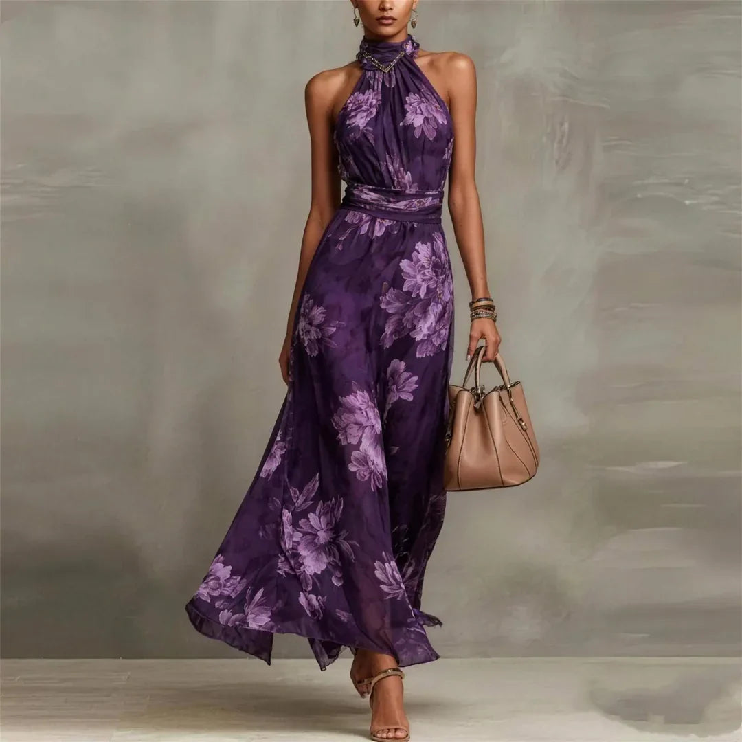 Floral Flattering Wedding Guest Maxi Dress Modeberg Bern