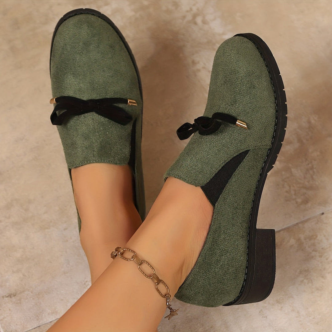 Bow-Detail Slip-On Loafers Modeberg Bern