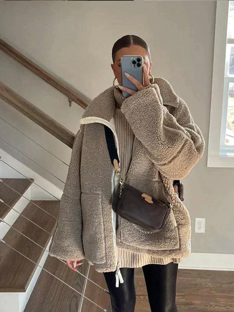 Amariel™ Oversize Teddy Mantel Modeberg Bern