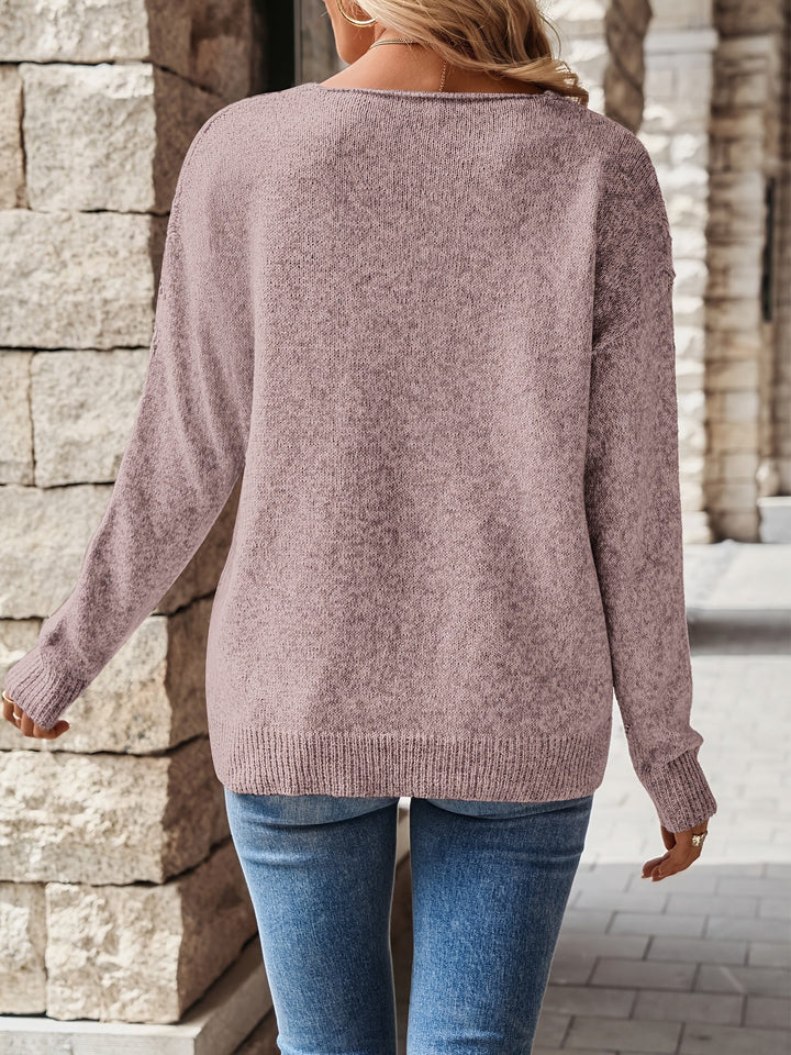 Relaxed V-Neck Jumper Modeberg Bern