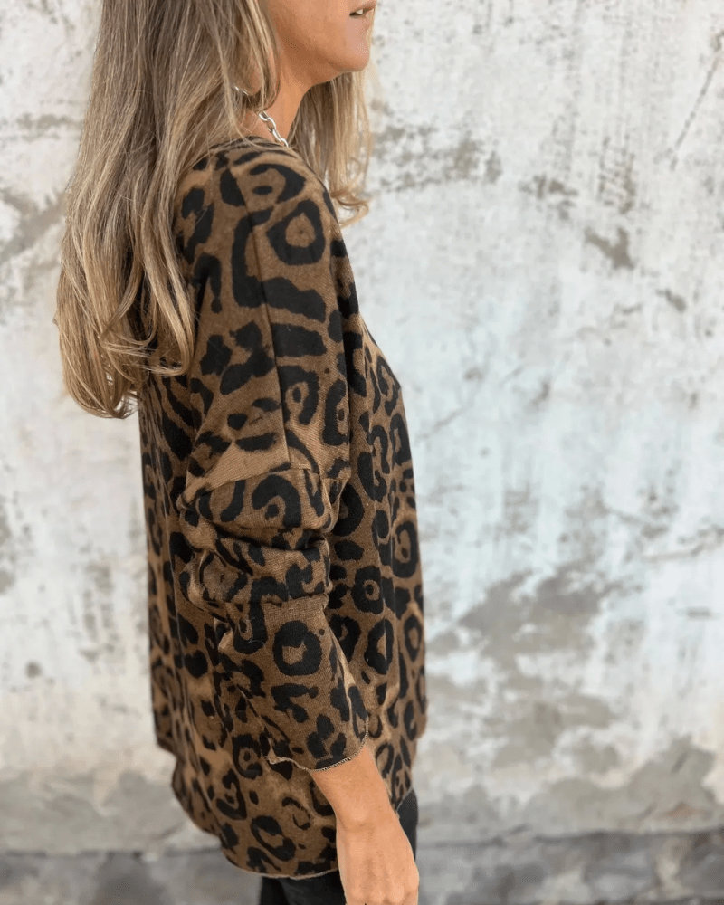 Zerelis™ Leoparden Print Top Modeberg Bern