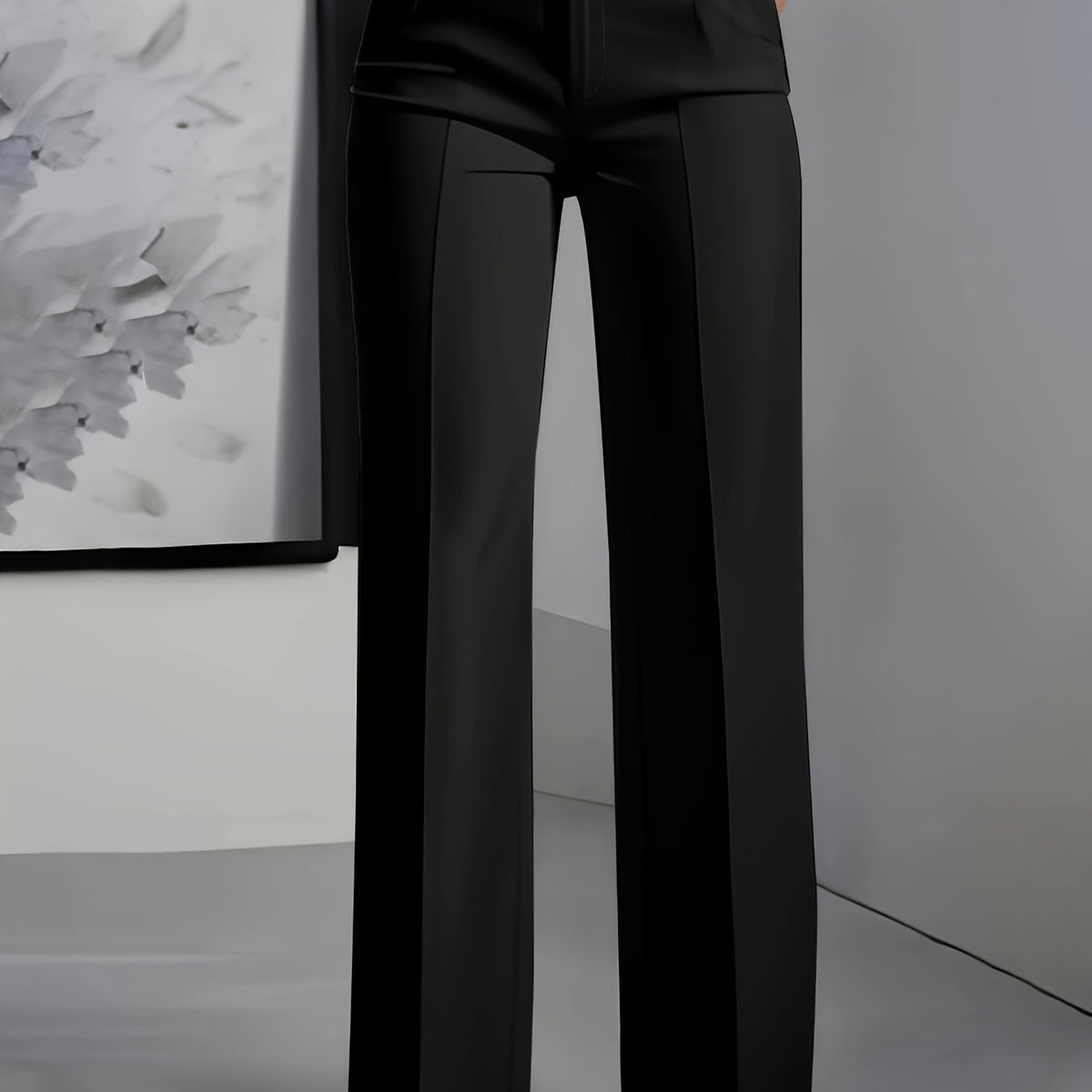 Tailored High-Rise Wide-Leg Trousers Modeberg Bern
