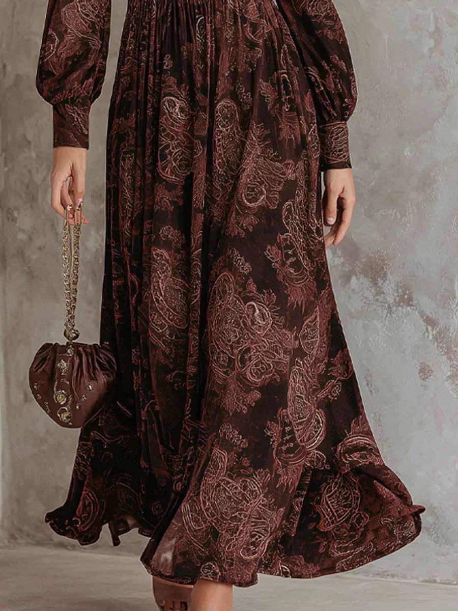 Amvexa™ Paisley-Zip-Maxikleid Modeberg Bern