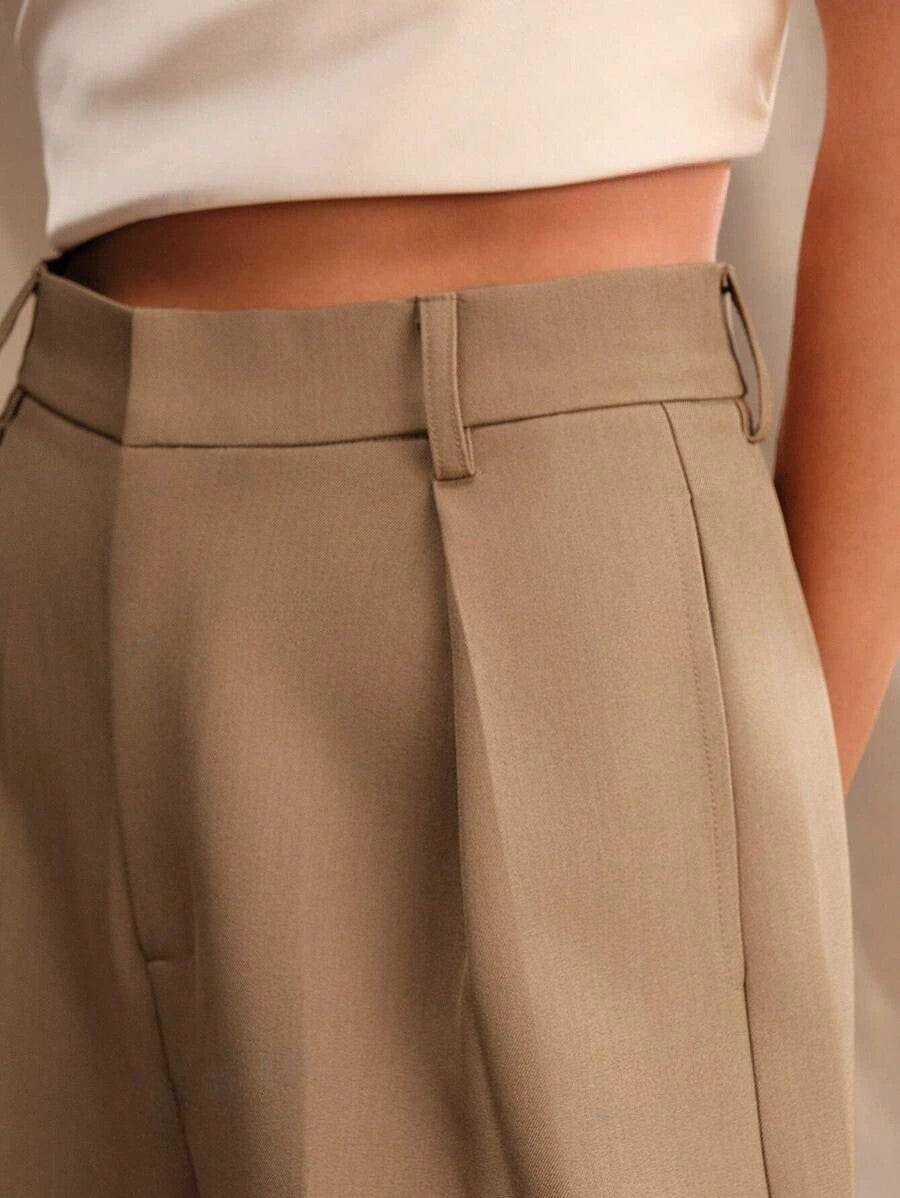 High Waist Wide Leg Tailored Trousers Modeberg Bern