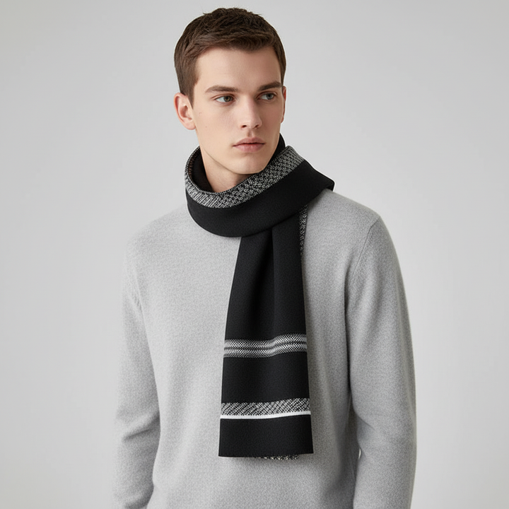Egon™ Schal Mit Geometrischem Muster | Modeberg Bern