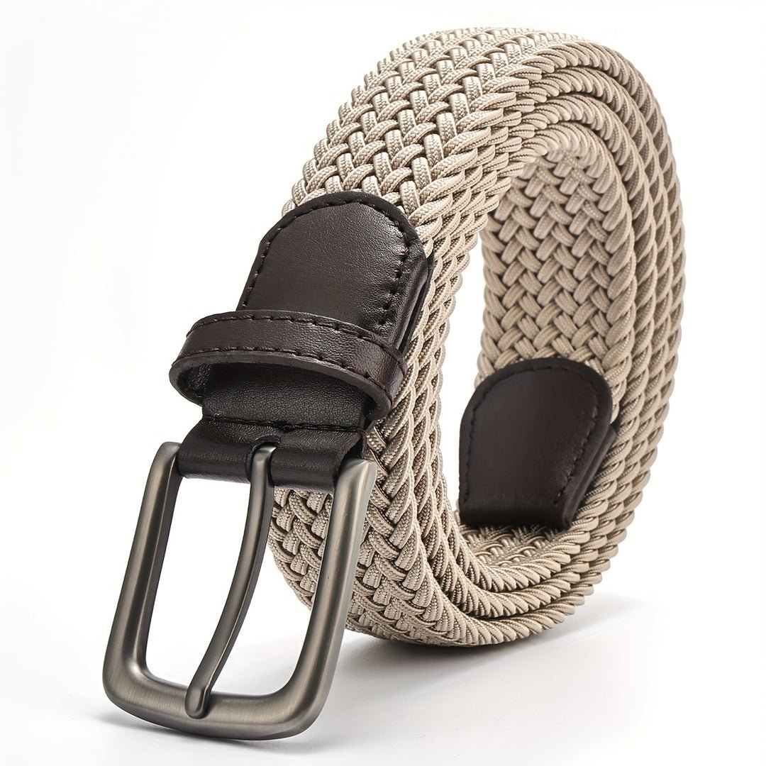 Bertram™ Geflochtener Gürtel Mit Dornschnalle – Khaki | Modeberg Bern