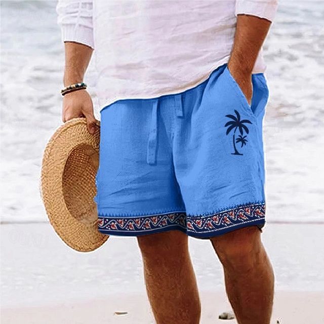 Drune | Herren Strandshort Mit Grafischem Design Von Kokosnussbaum Modeberg Bern