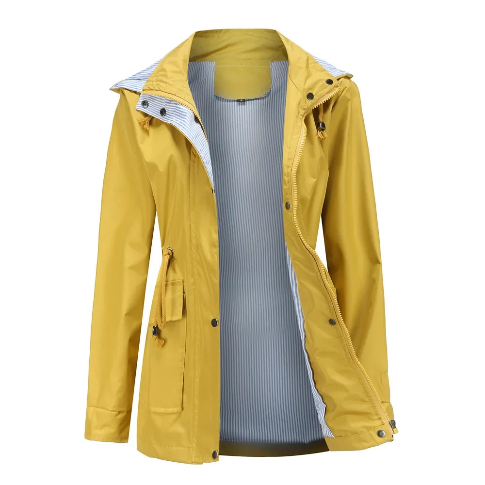 Hooded Trench Coat with Water Resistant Shell Modeberg Bern