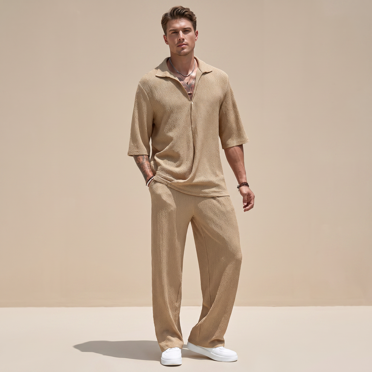 Allen - Lässiges Set mit Wellenmuster Modeberg Bern