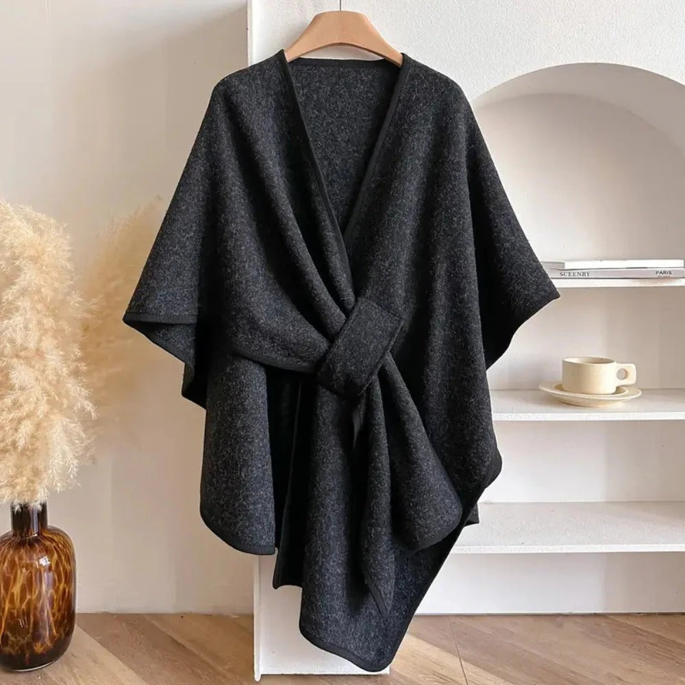 Lorvaneck™ Langer Poncho Schal Modeberg Bern