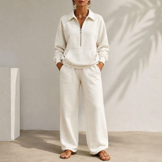 Relaxed Zip-Collar Co-Ord Set Modeberg Bern
