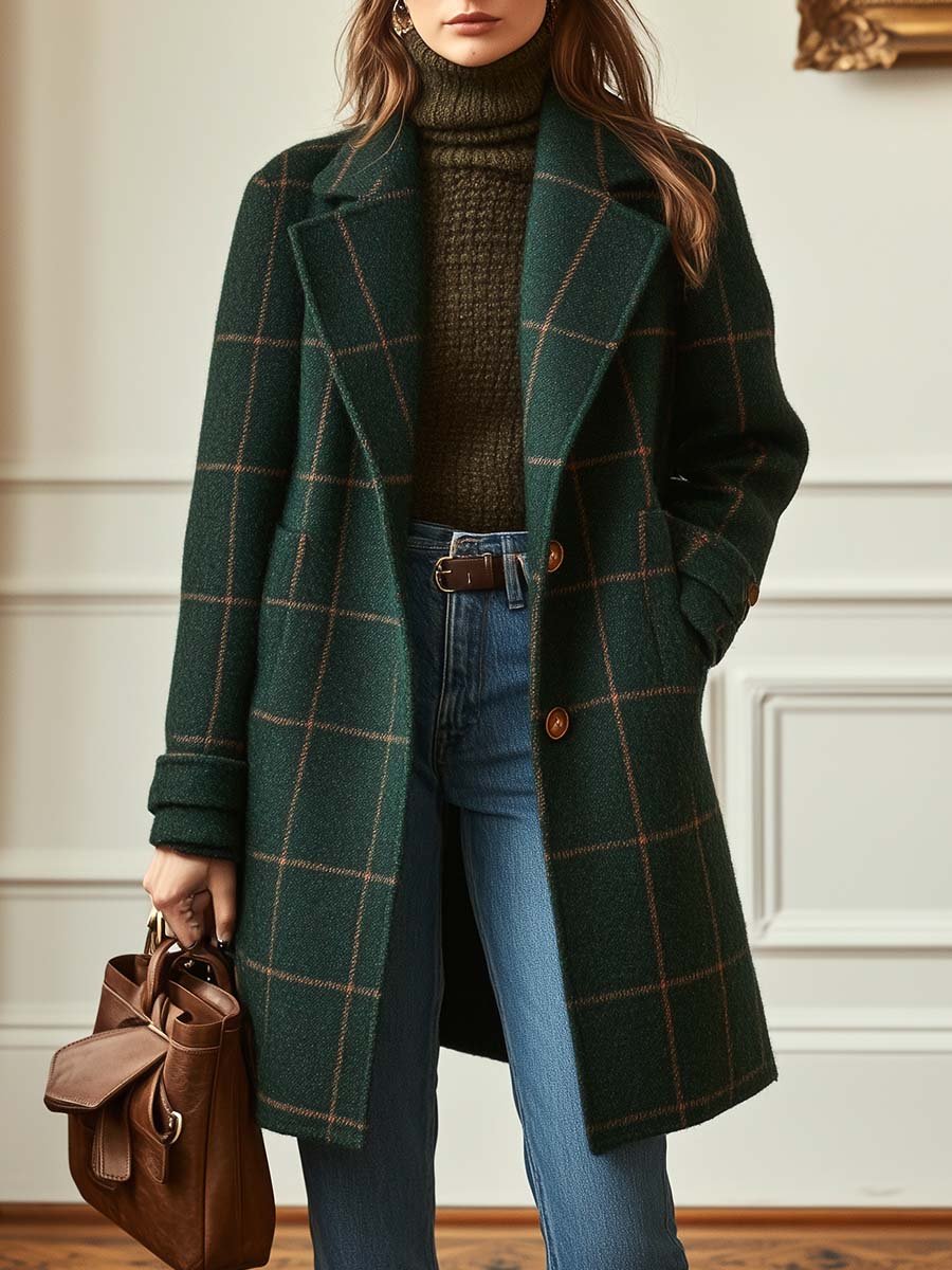 Selvik™ Retro Tweed Mantel Modeberg Bern