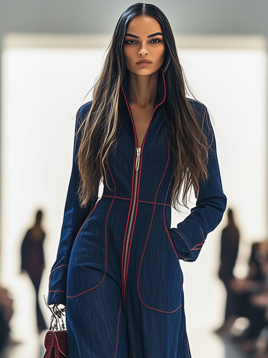 Lorvaneck™ Retro Denim Overall Modeberg Bern