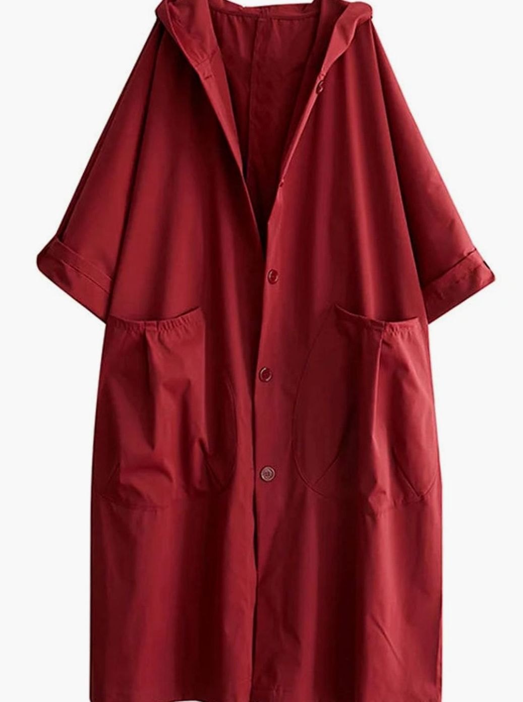 Oversized Hooded Trench Coat with Water Repellent Finish Modeberg Bern