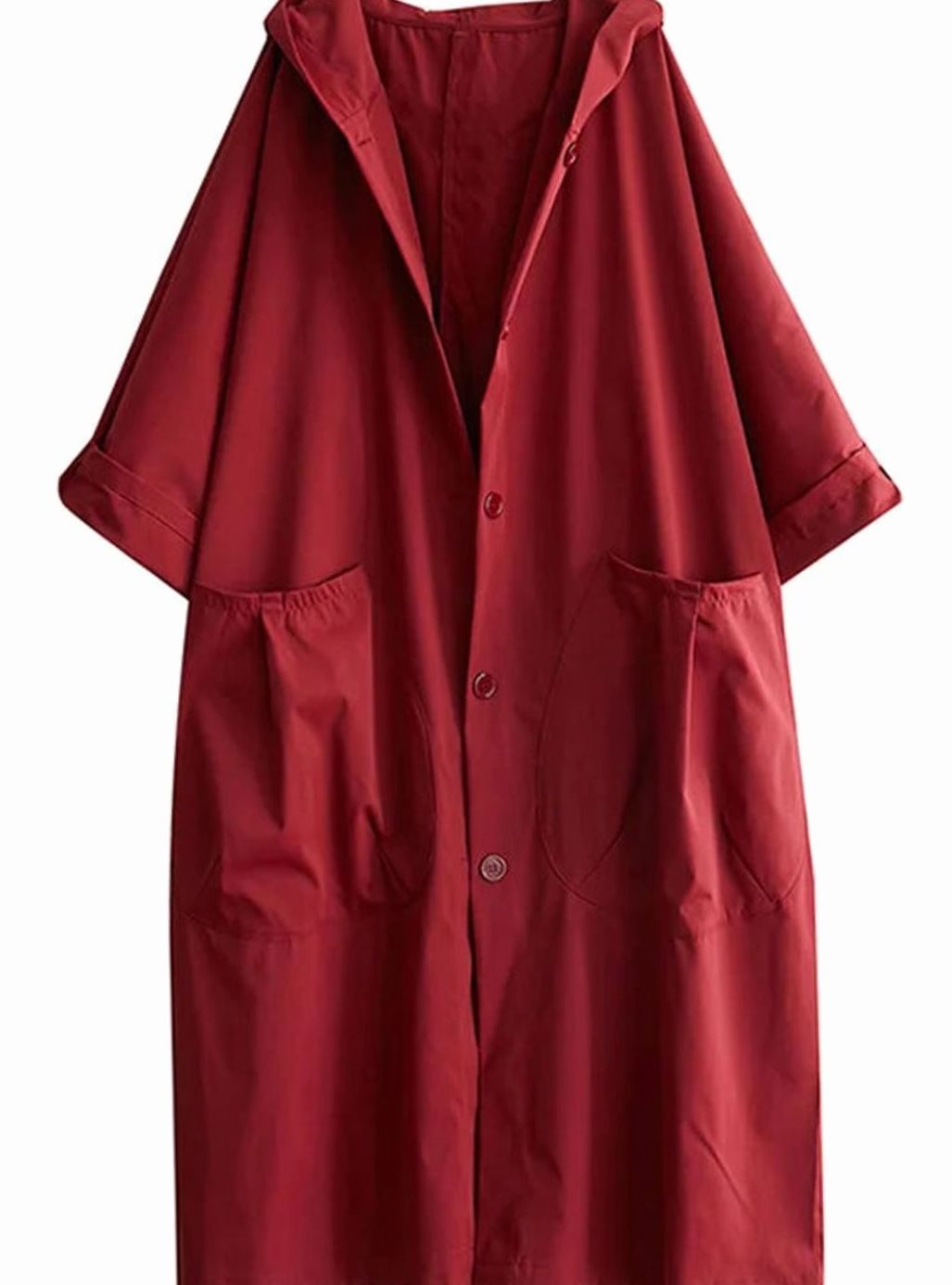 Oversized Hooded Trench Coat with Water Repellent Finish Modeberg Bern