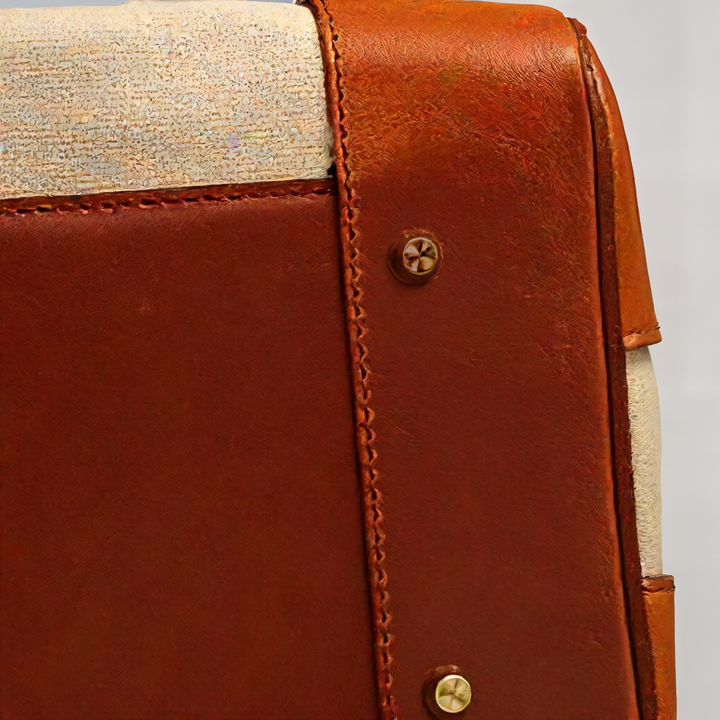 Canvas and Leather Overnight Bag Modeberg Bern