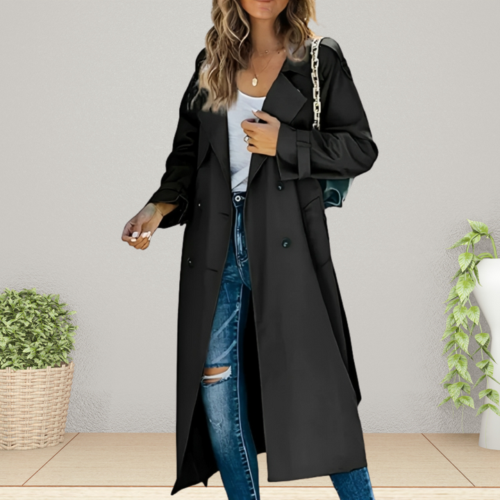 Classic Double-Breasted Trench Coat Modeberg Bern