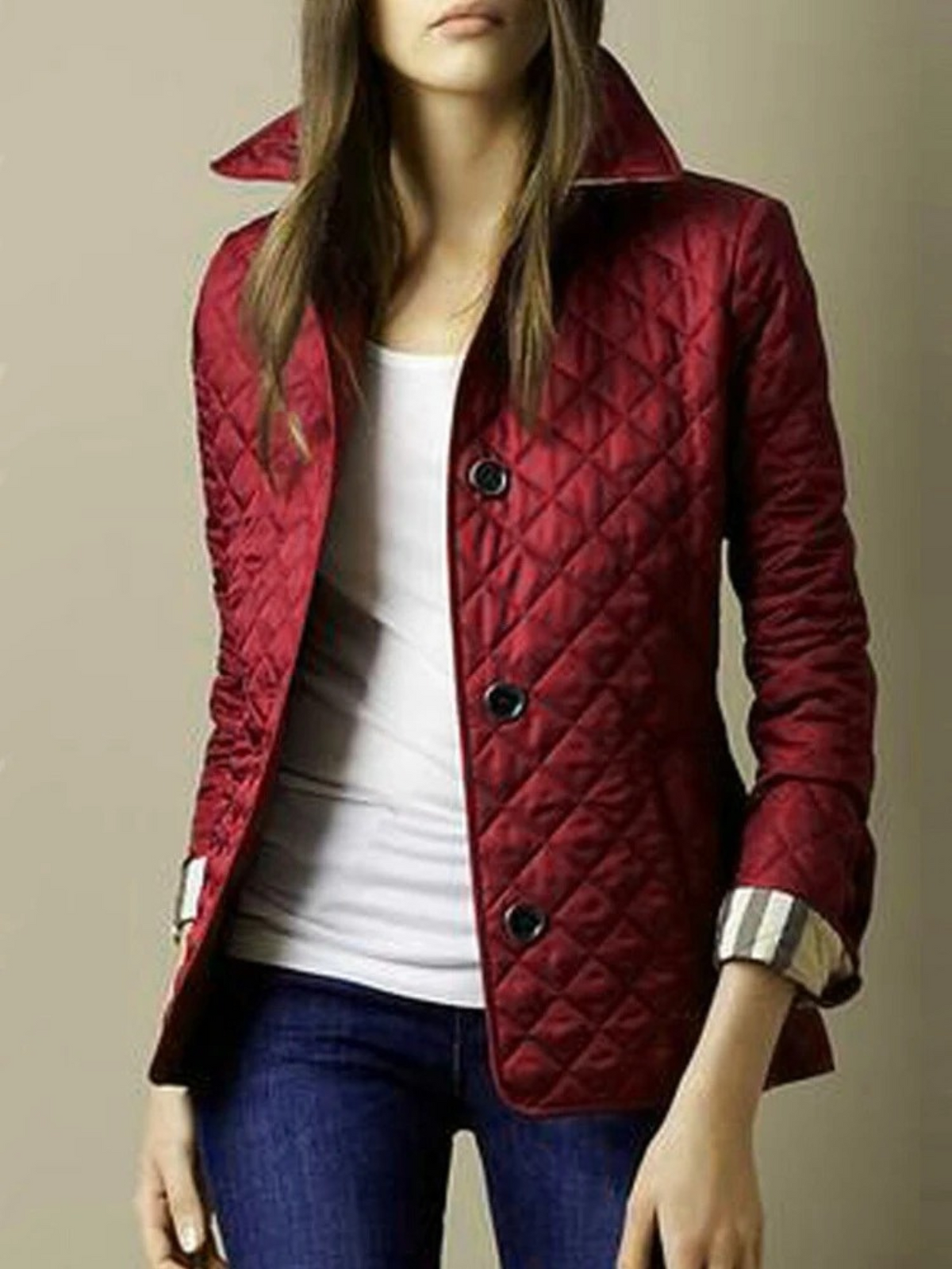Lightweight Quilted Snap Jacket Modeberg Bern