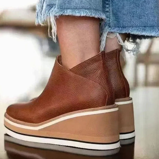 Platform Wedge Chelsea Ankle Boots for Women Modeberg Bern