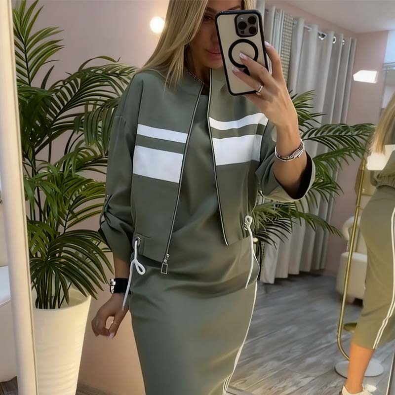 Kavira™ Kragenjacke mit Kleid-Set Modeberg Bern