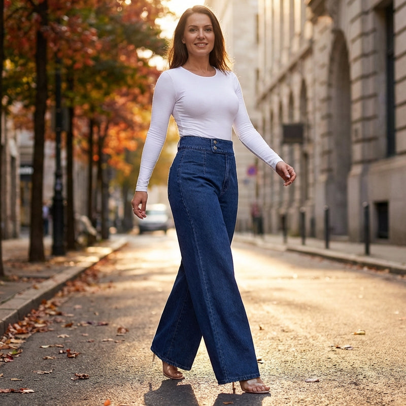 Wexia™ High-Waist Wide Jeans Modeberg Bern