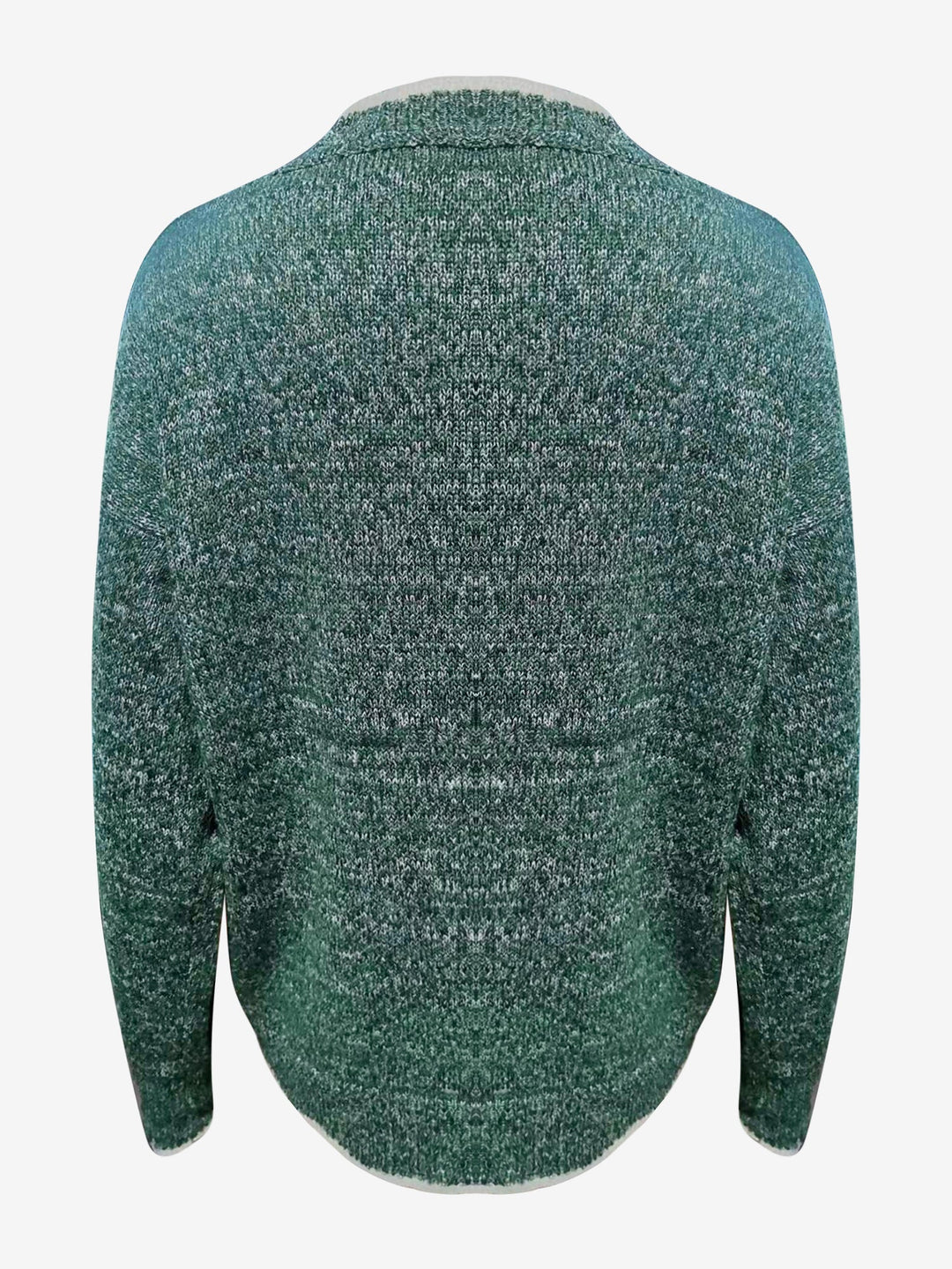 Notch V-Neck Long Sleeve Knit Jumper Modeberg Bern