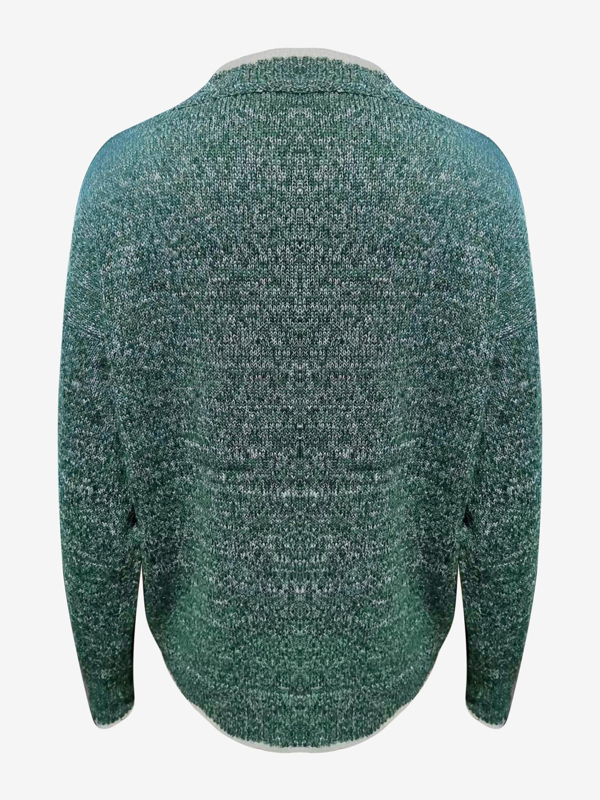 Notch V-Neck Long Sleeve Knit Jumper Modeberg Bern