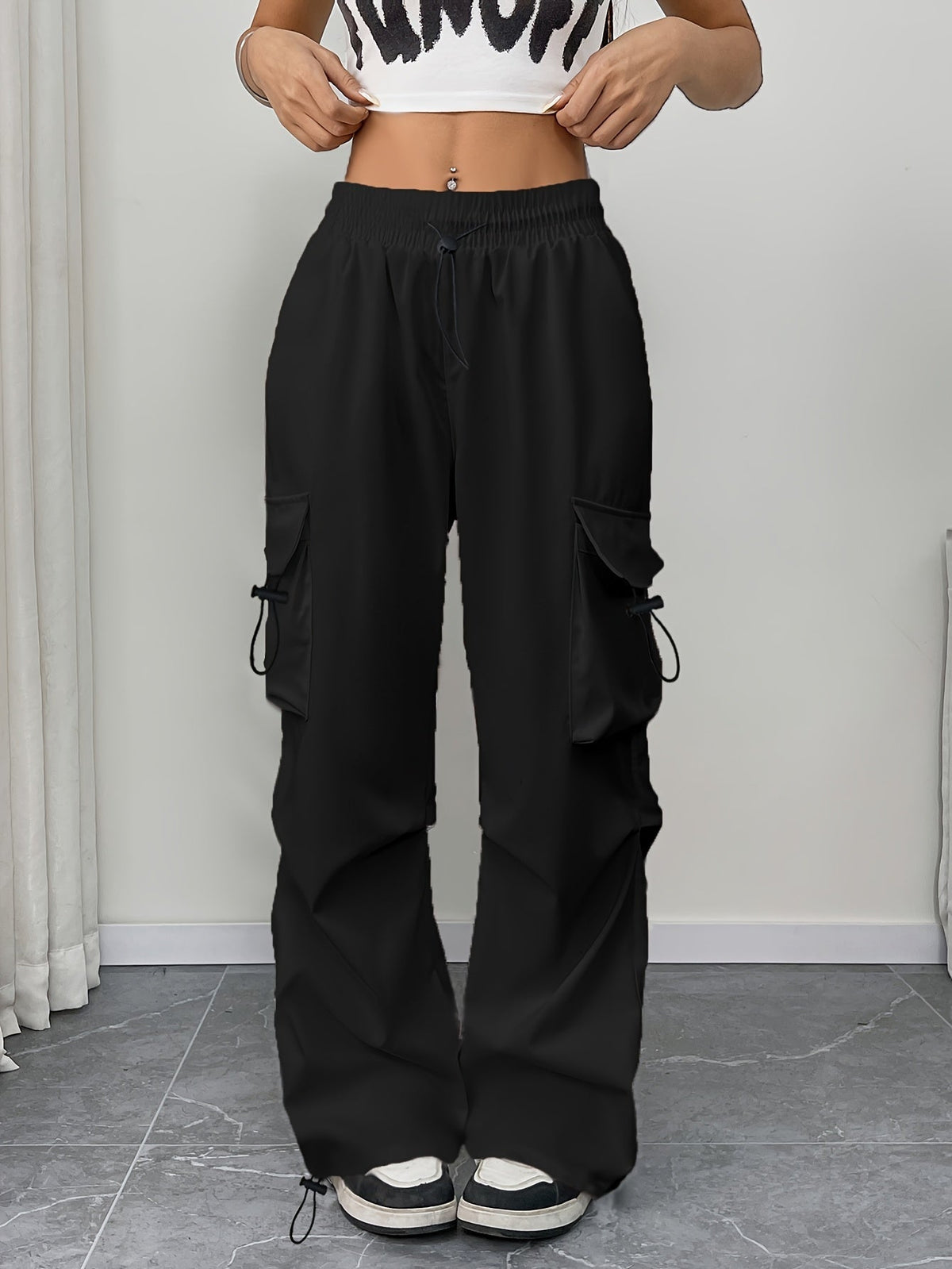 Wide-Leg Cargo Pocket Trousers Modeberg Bern
