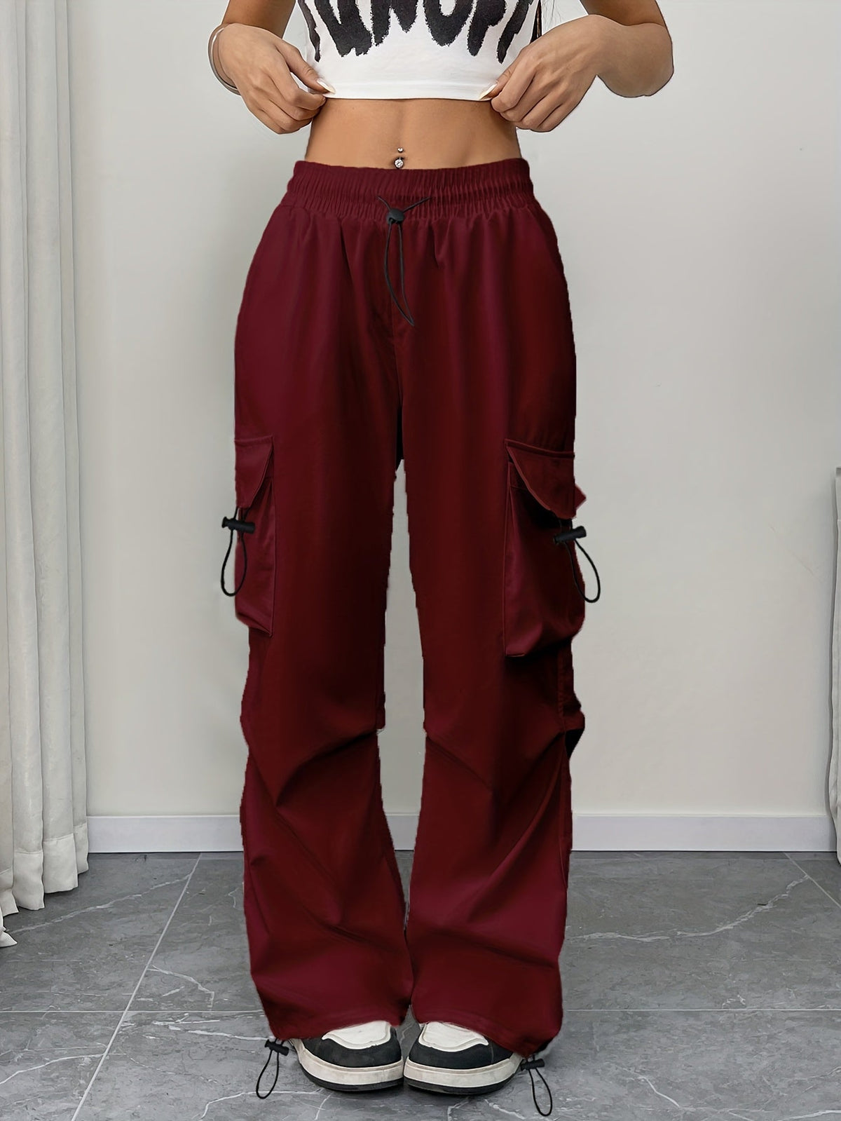 Wide-Leg Cargo Pocket Trousers Modeberg Bern