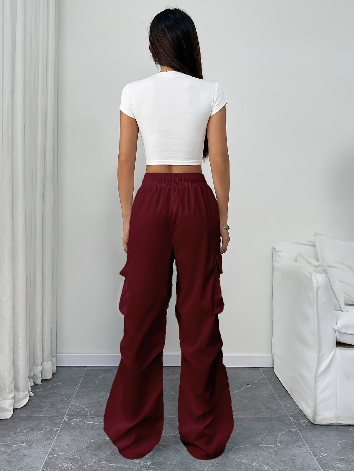Wide-Leg Cargo Pocket Trousers Modeberg Bern