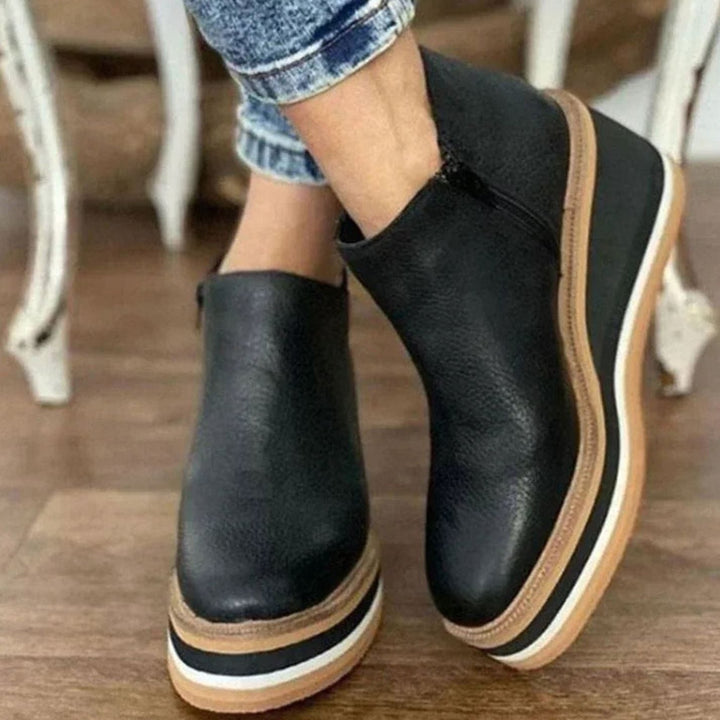 Platform Wedge Chelsea Ankle Boots for Women Modeberg Bern