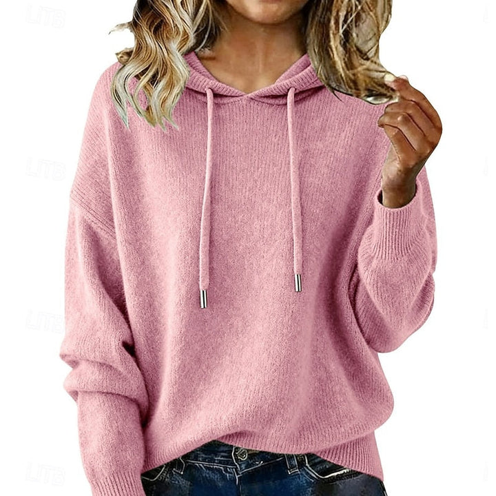 Relaxed Hooded Knit Jumper Modeberg Bern